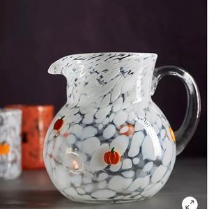 Anthropologie mystic pressed pumpkin pitcher